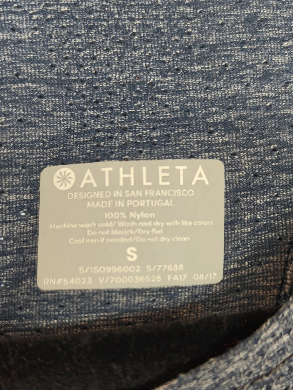 ATHLETA Reverb High Neck Tank Top Chalkboard Racerback Athletic Size Small - Picture 2 of 16